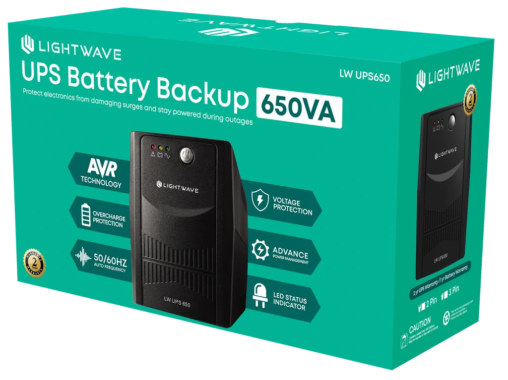 LIGHT WAVE 650VA UPS